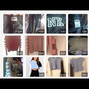 Sweat pants and sweater bundle